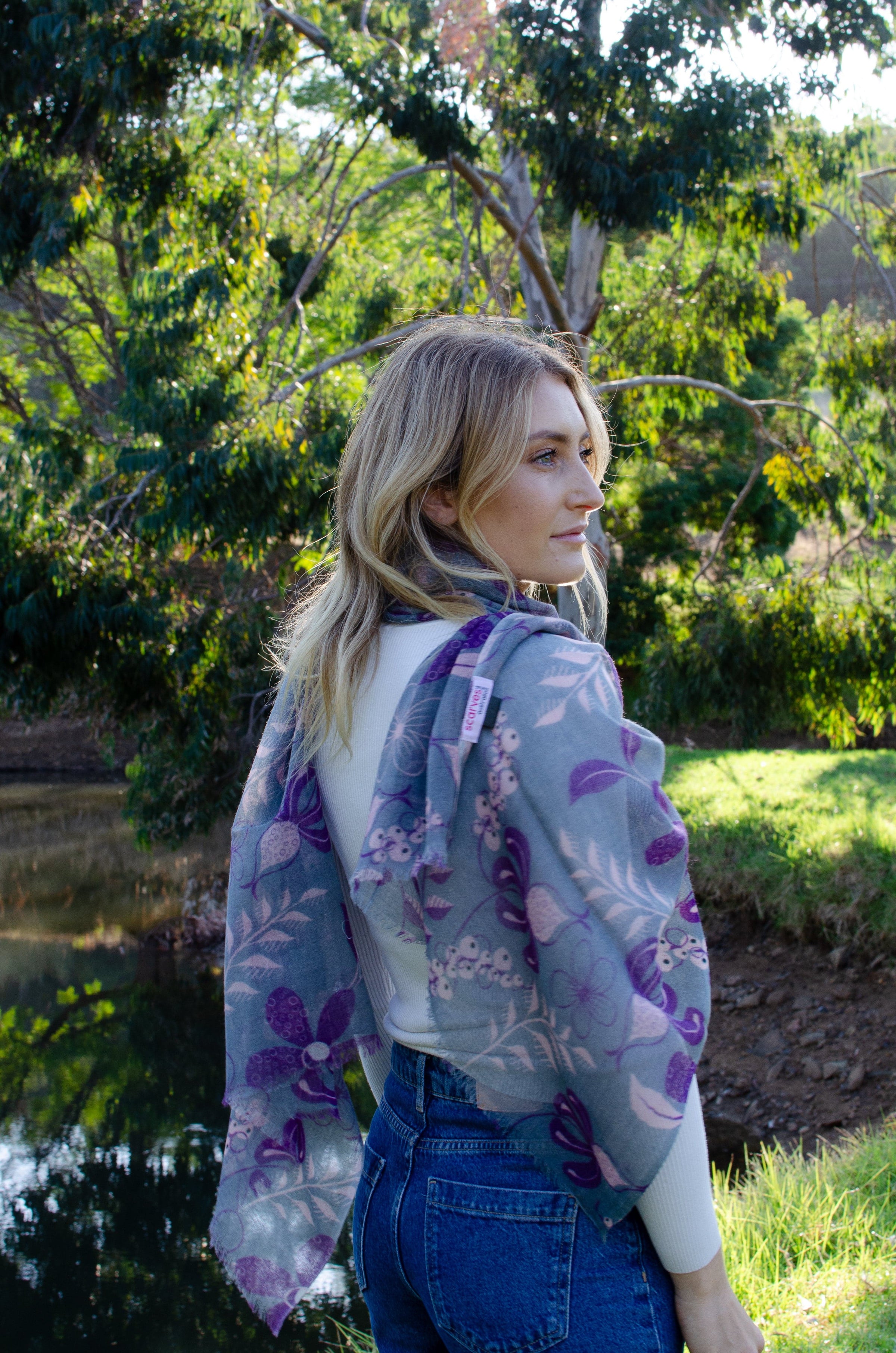 Pure Wool Scarves, Shawls, Wraps