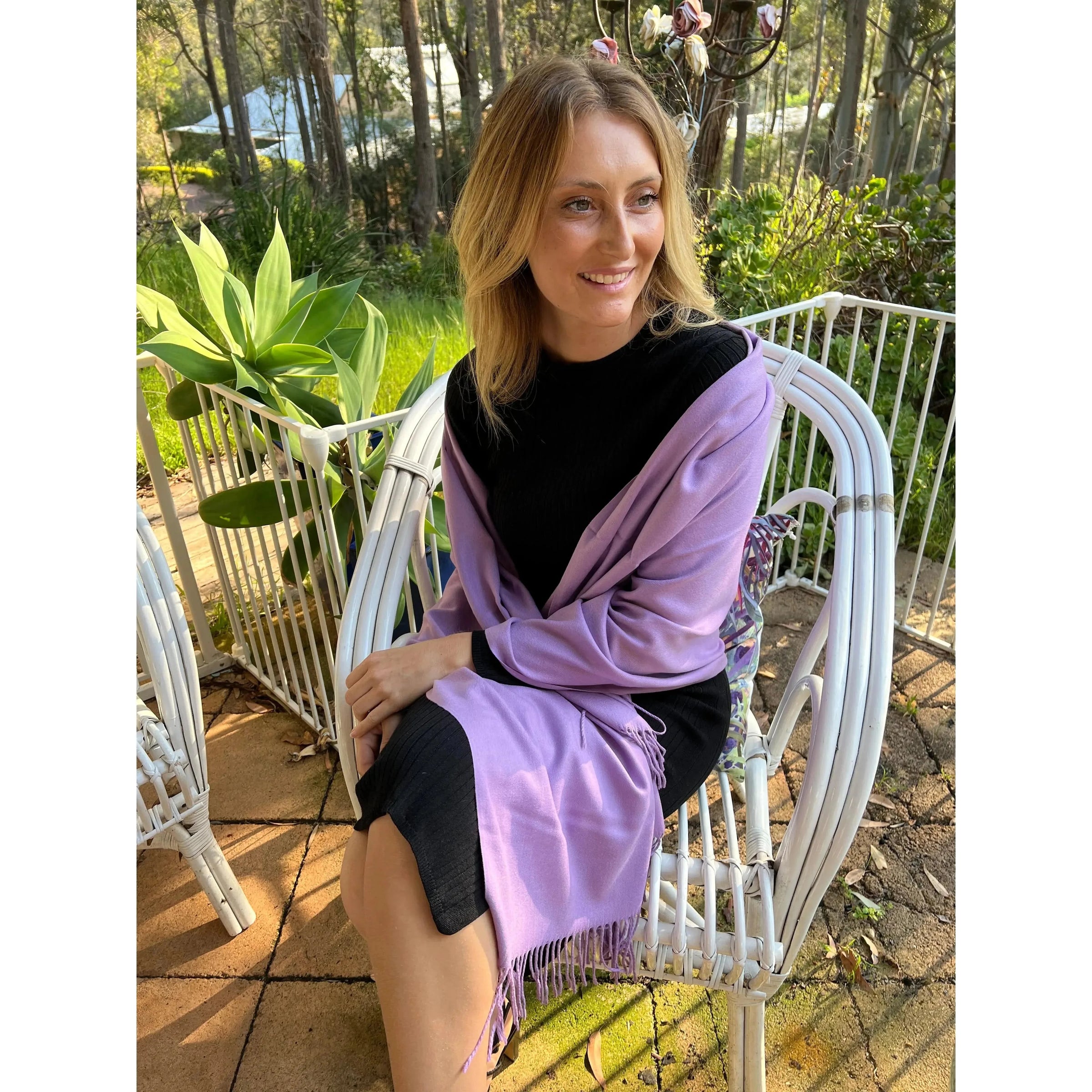 Purple Scarves, Shawls, Wraps