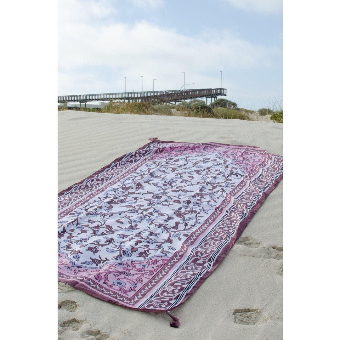 Scarves Australia Fashion Scarves 🌸 Pink Scarf - Floral Print Shawl - Beach Sarong