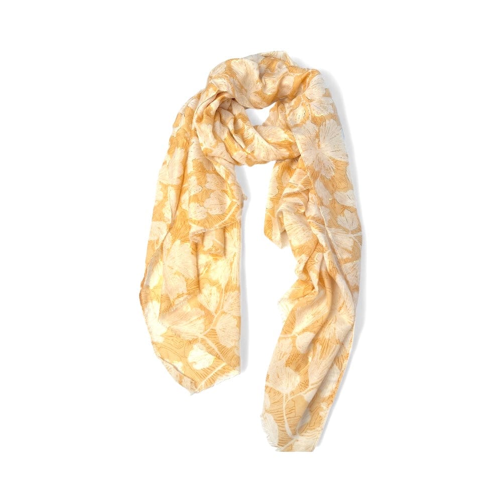 Scarves Australia Fashion Scarves Scarf - Warm Apricot Gold Foil