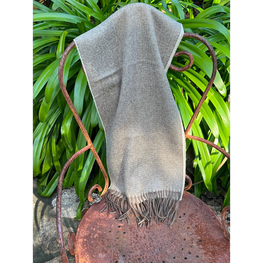 Scarves Australia Mens Scarves Brown Beige - Mens Scarf - Cashmere Wool - Unisex Scarf