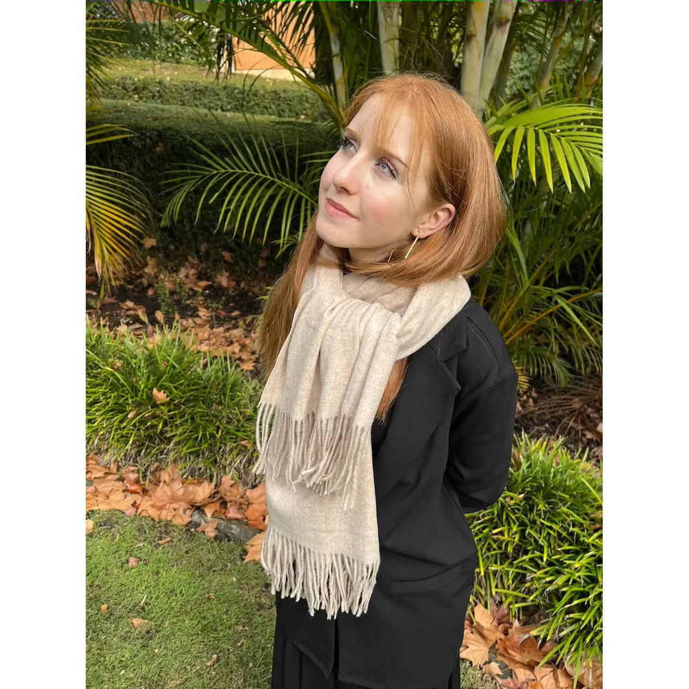 Scarves Australia Scarves & Shawls Pashmina Shawl - Oatmeal - Winter Warmth
