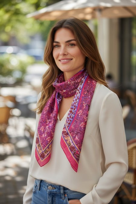 How to Style a Silk Scarf for Formal Events