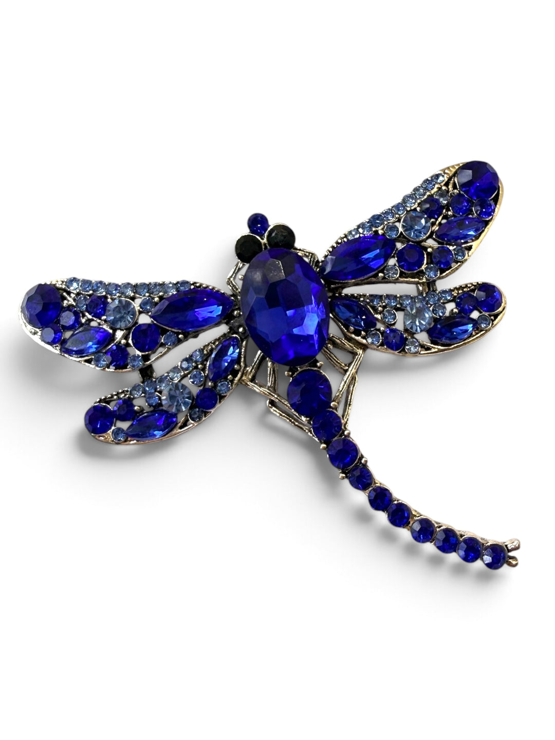 Dragonfly Brooch - Cobalt Blue