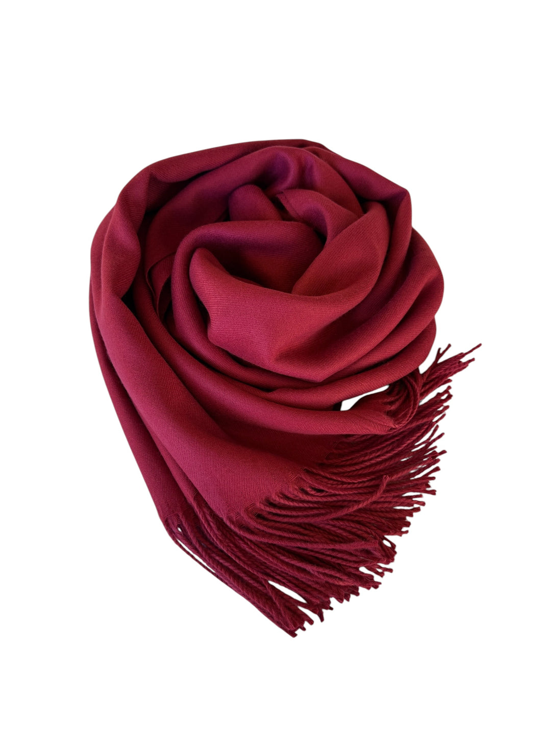 Pashmina Shawl  Deep Red Wine