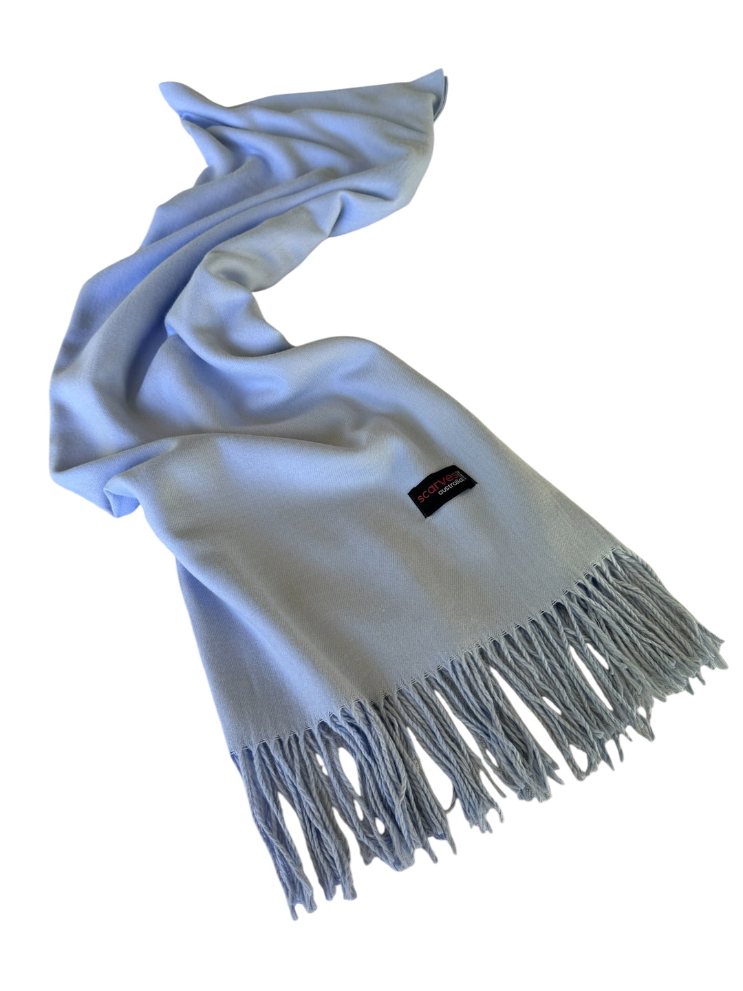 Pashmina Shawl Sheer Blue Luxury Scarf