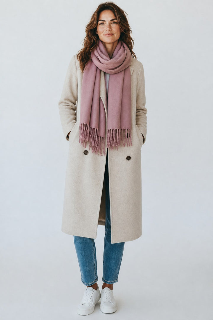 Pink Mauve Orchid Pashmina Shawl