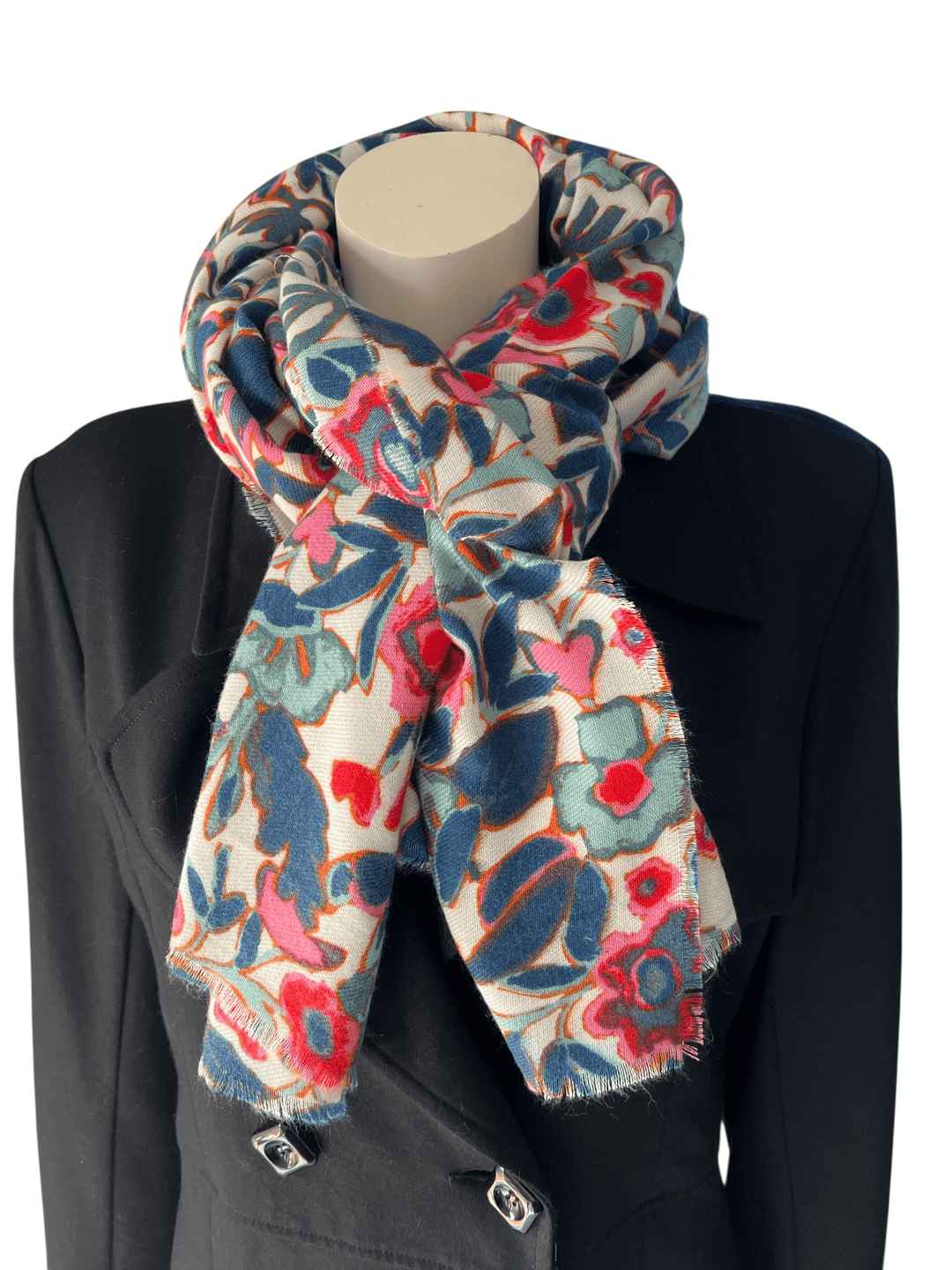 Scarves Australia Apparel & Accessories Floral Shawl Spring - Multicoloured