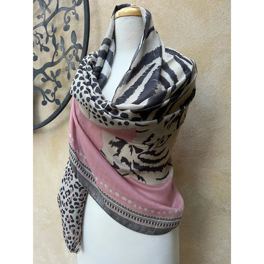 Scarves Australia Apparel & Accessories ⭐️ Scarf - Animal Leopard Print - Caramel Black -