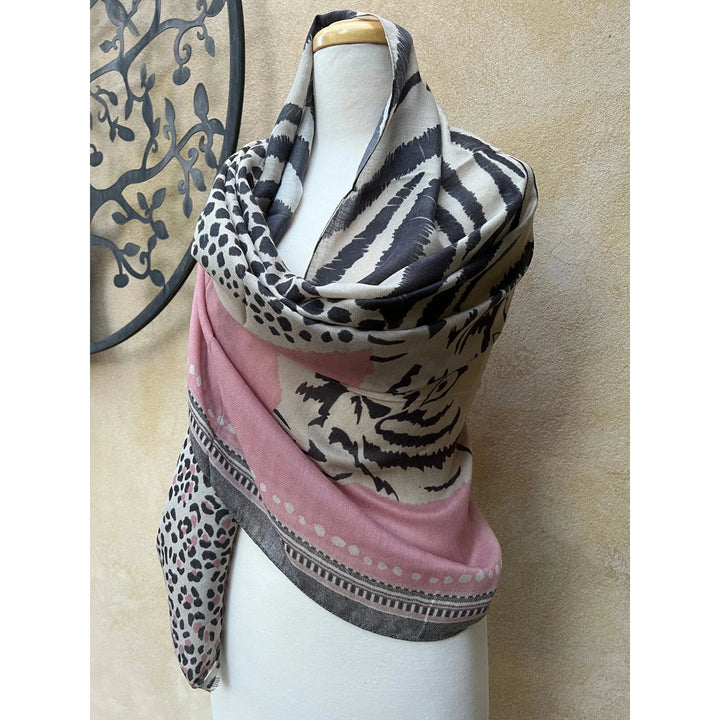 Scarves Australia Apparel & Accessories ⭐️ Scarf - Animal Leopard Print - Caramel Black -