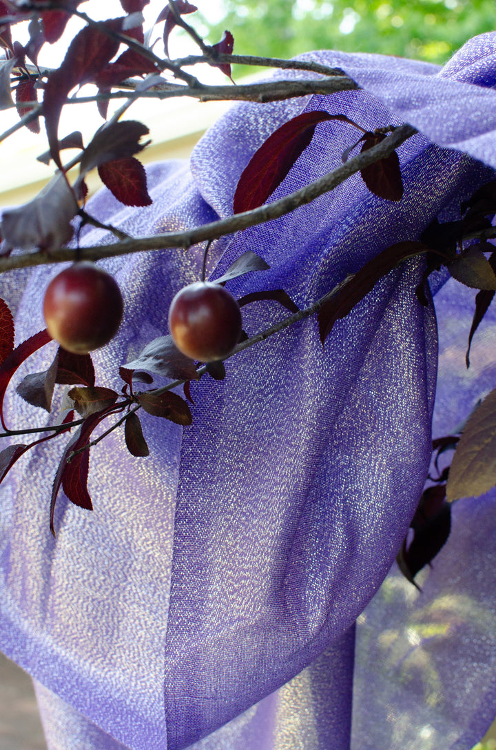 Scarves Australia Evening Shawls 🥂 Metallic Scarf - Rich Sapphire - Glamour Shawl