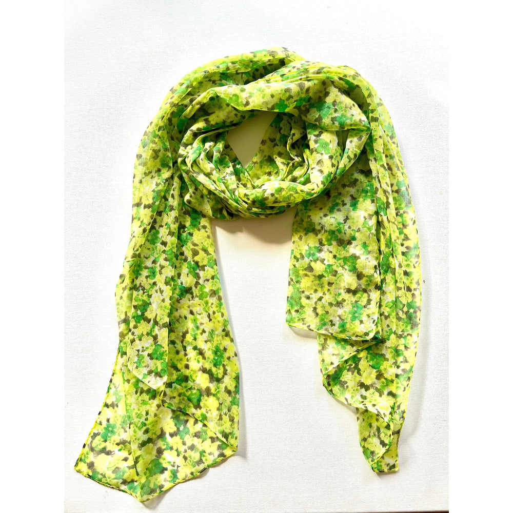 Scarves Australia Fashion Scarf Floral Scarf - Shades of Green