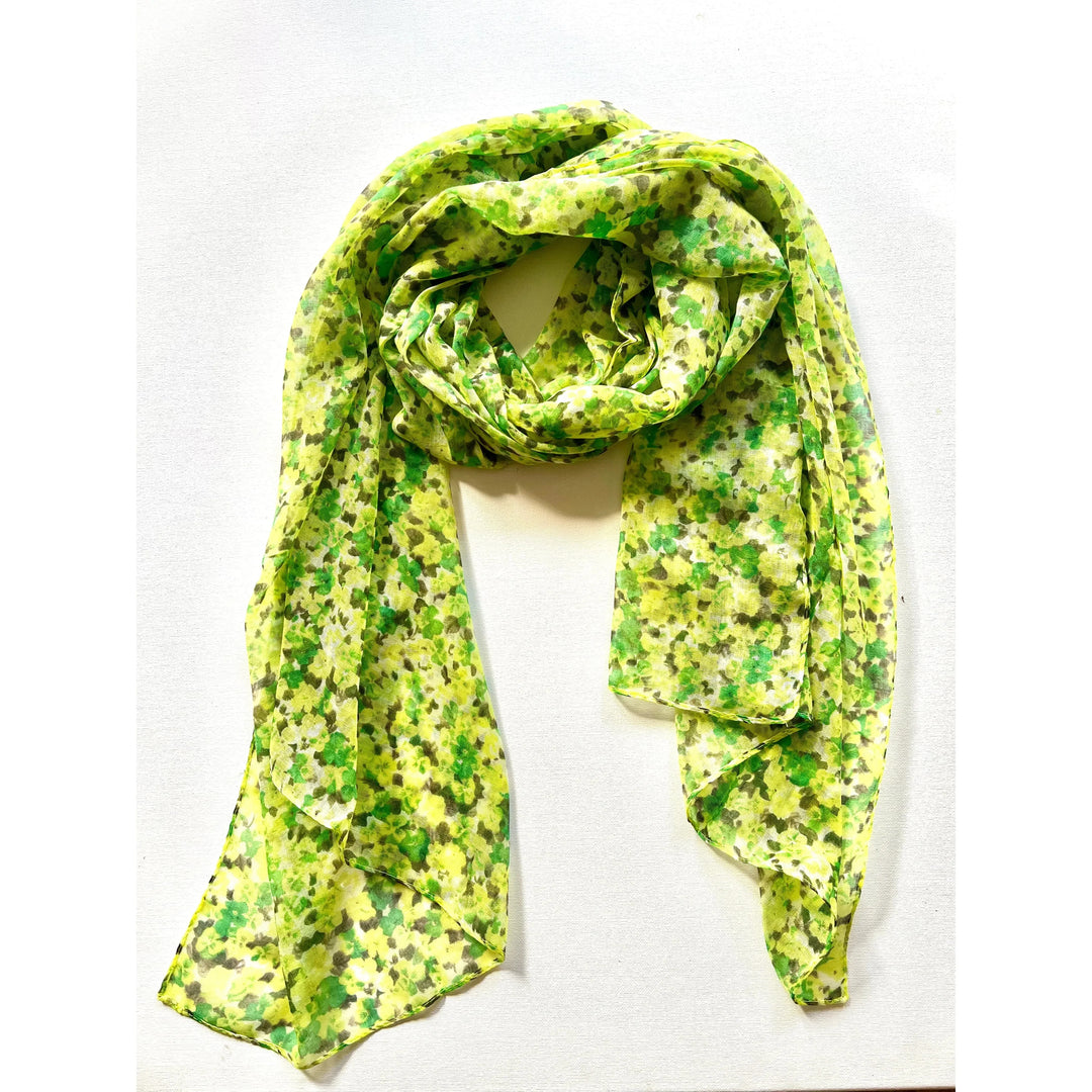 Scarves Australia Fashion Scarf Floral Scarf - Shades of Green