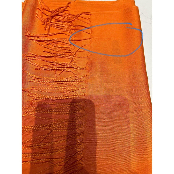 Scarves Australia Fashion Scarf NOT QUITE PERFECT - Pashmina Shawl Mandarin Orange Lightweight