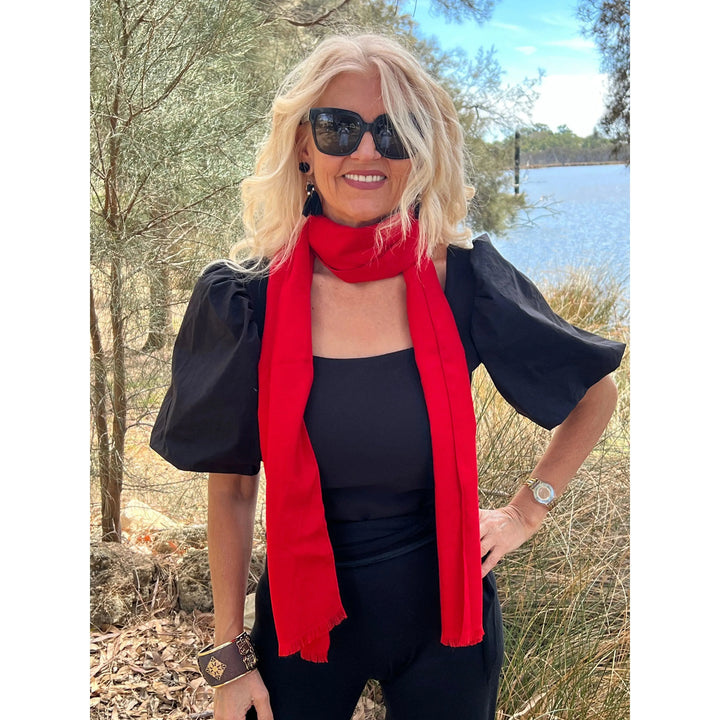 Scarves Australia Fashion Scarf Red Scarf - Scarlet Scarf - Winter