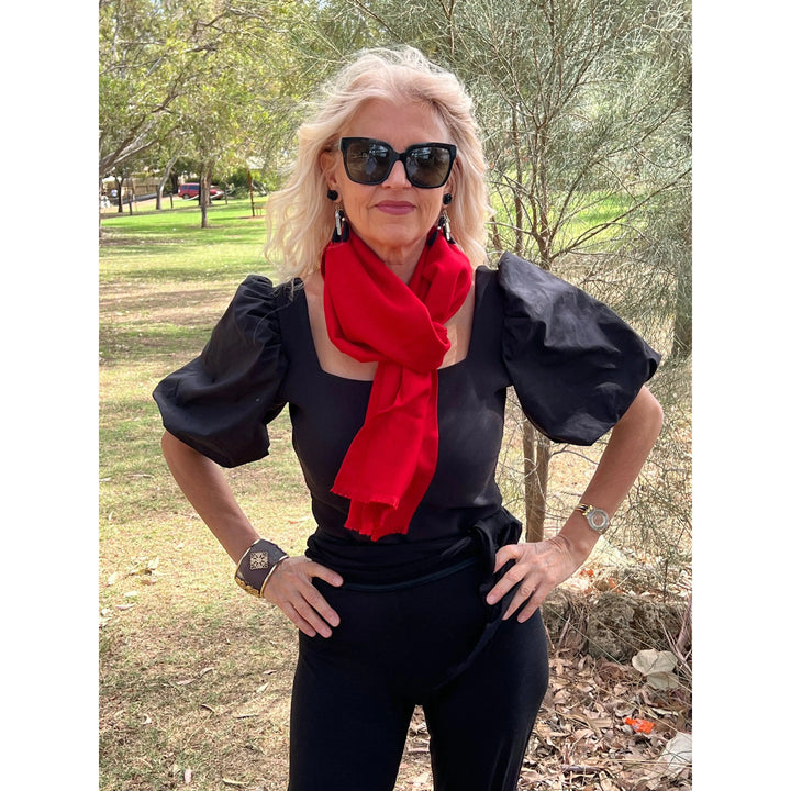 Scarves Australia Fashion Scarf Red Scarf - Scarlet Scarf - Winter