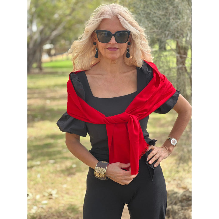 Scarves Australia Fashion Scarf Red Scarf - Scarlet Scarf - Winter