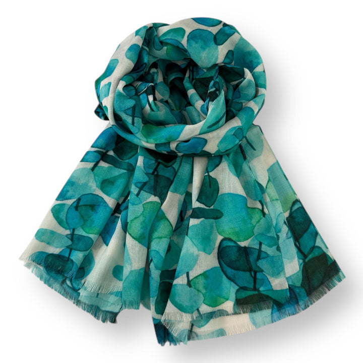 Scarves Australia Fashion Scarf Short Scarf - Turquoise Teal Medley