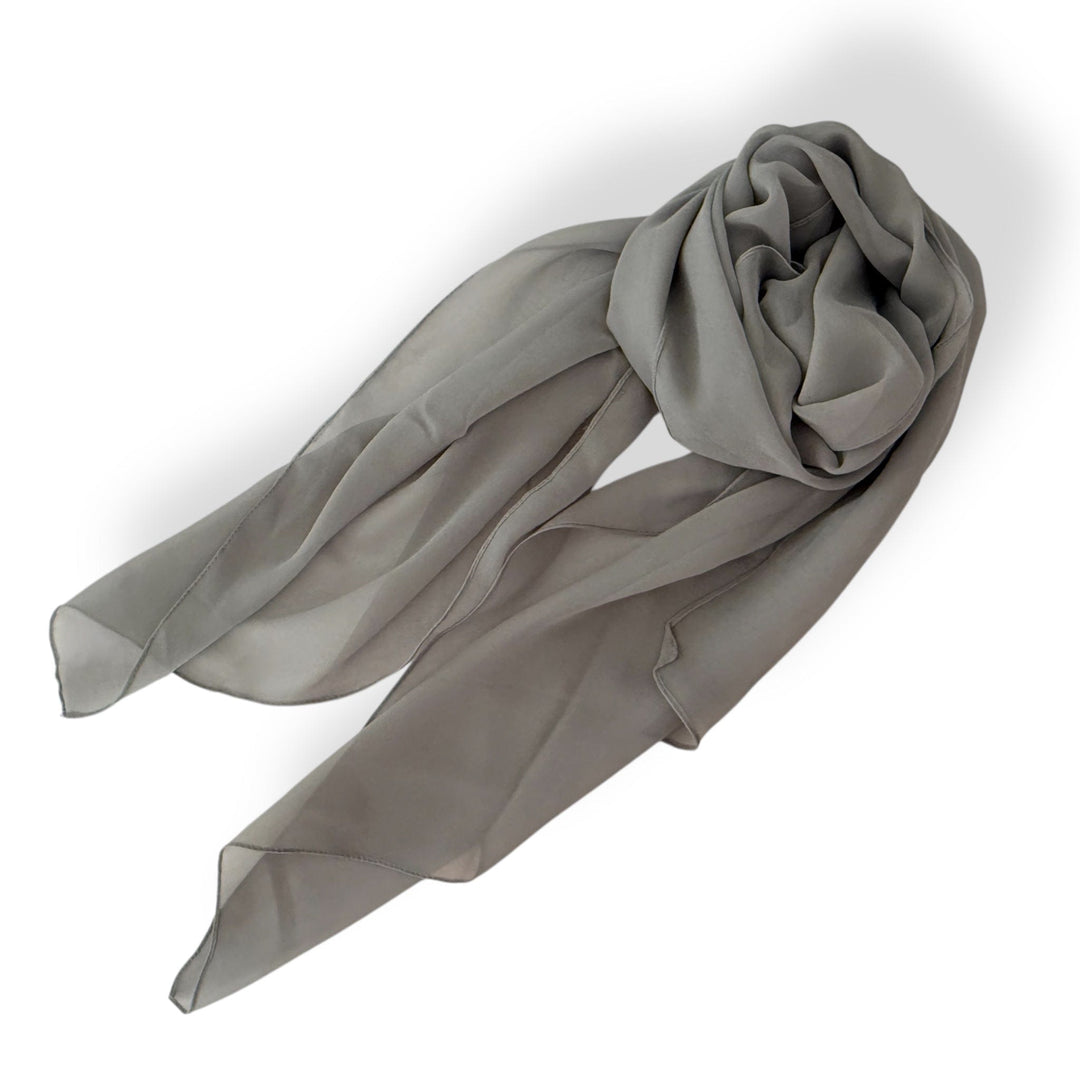 Scarves Australia Fashion Scarves French Grey Chiffon Scarf