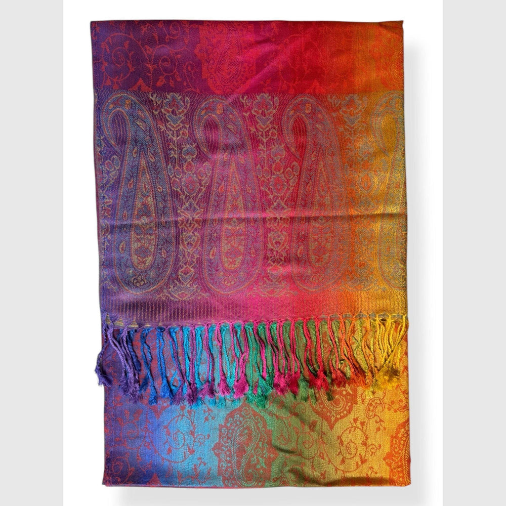 Scarves Australia Fashion Scarves Multicoloured Celebration Shawl