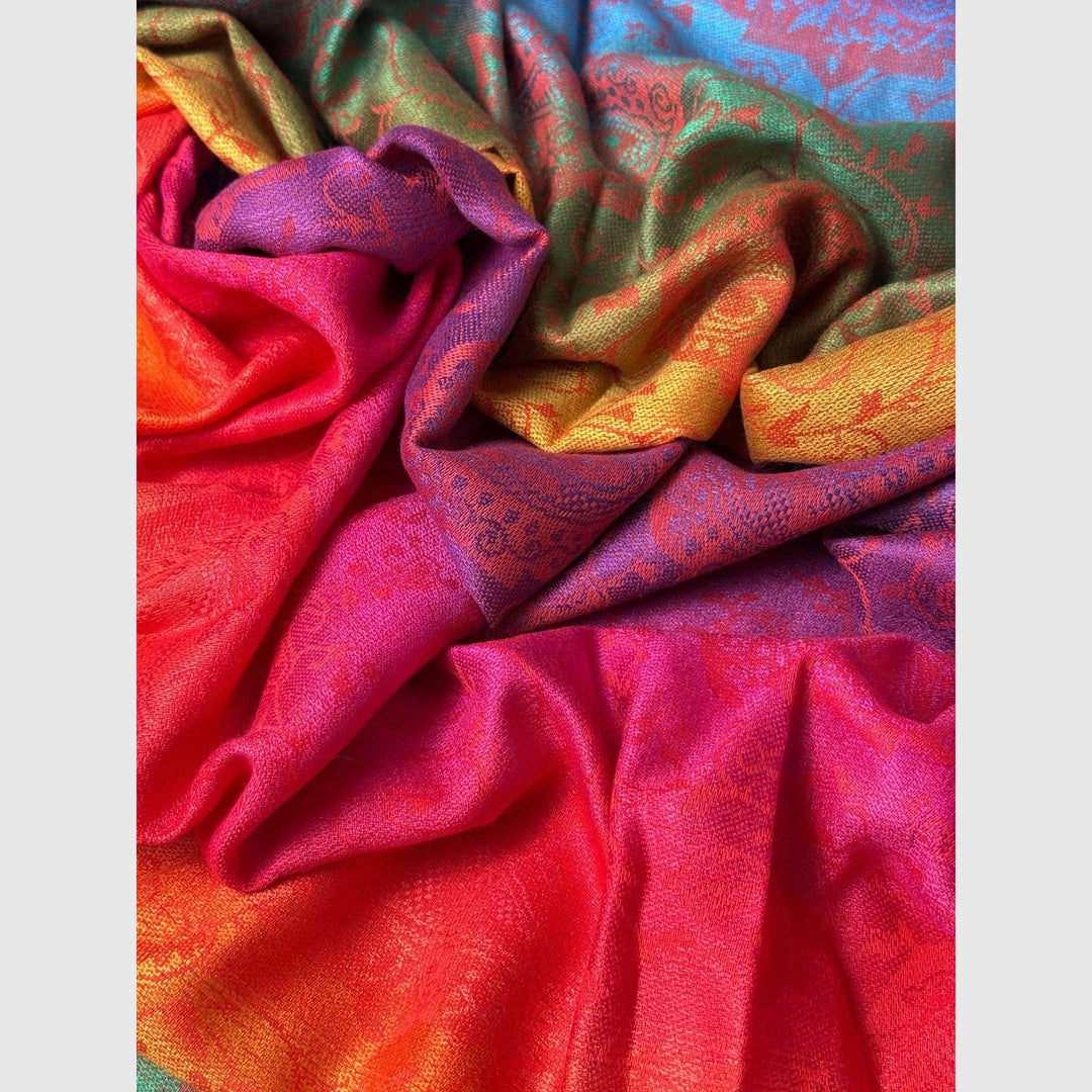 Scarves Australia Fashion Scarves Multicoloured Celebration Shawl