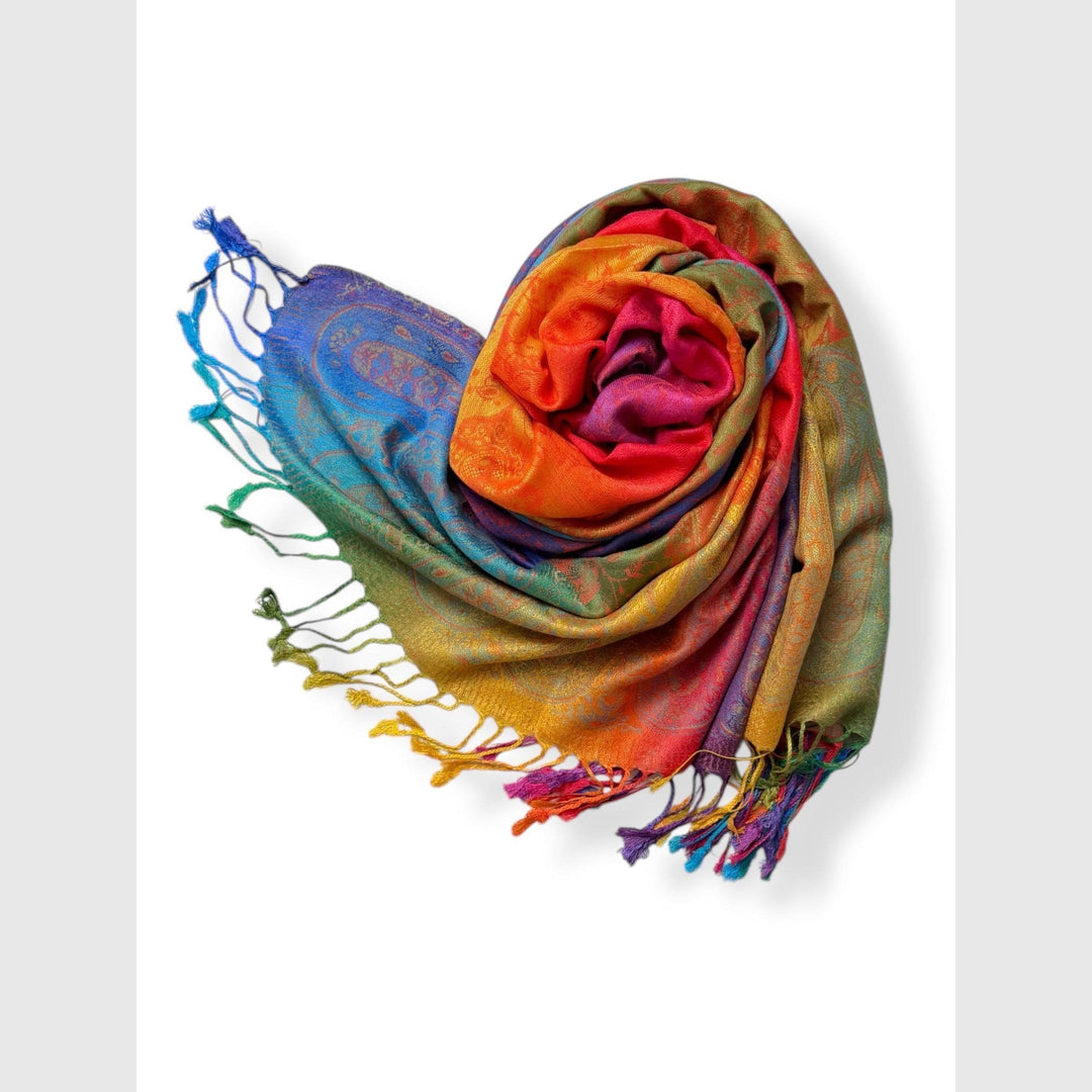 Scarves Australia Fashion Scarves Multicoloured Celebration Shawl
