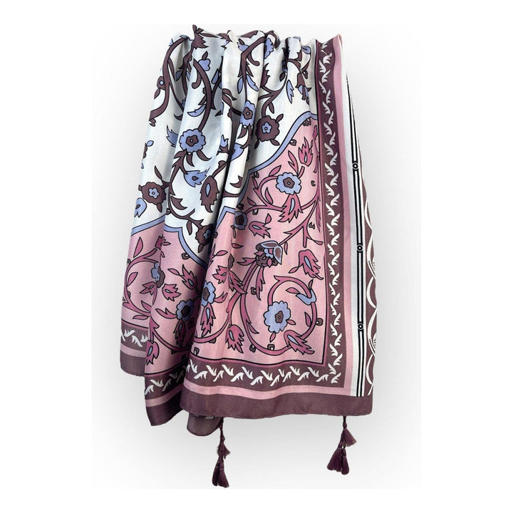 Scarves Australia Fashion Scarves 🌸 Pink Scarf - Floral Print Shawl