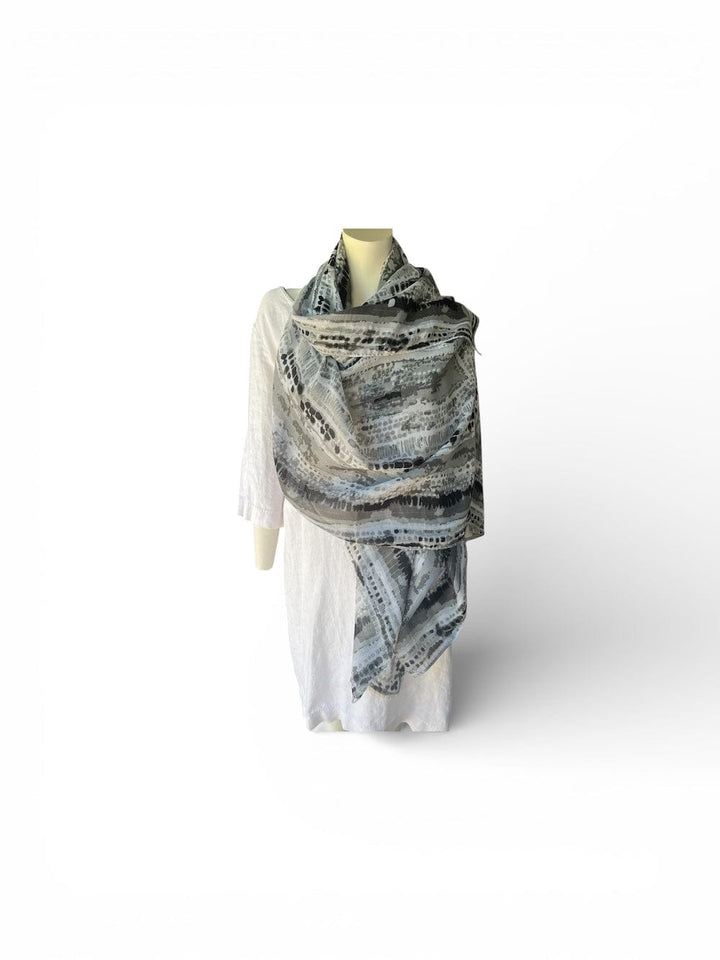 Scarves Australia Fashion Scarves Scarf - Sage Green Khaki Gold Foil