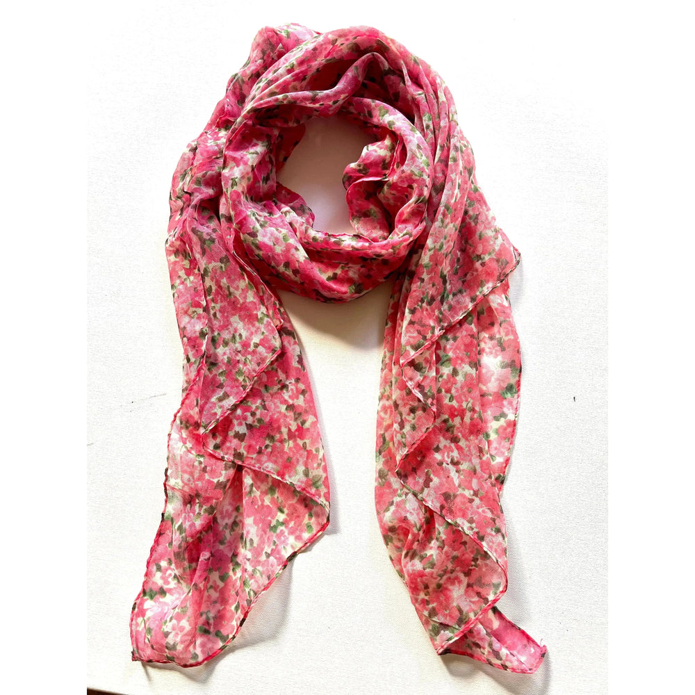 Scarves Australia 🌸 Floral Scarf - Shades of Pink