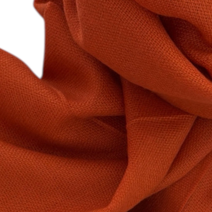 Scarves Australia Luxury Scarves Deep Orange Rust Shawl - Pure Cashmere