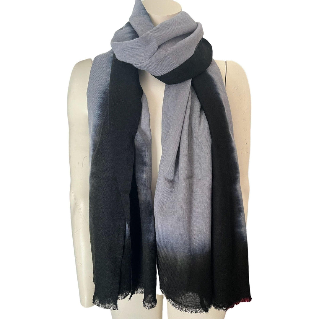 Scarves Australia Luxury Scarves ✨Grey Lilac Handmade Pure Wool Luxury Scarf Shawl