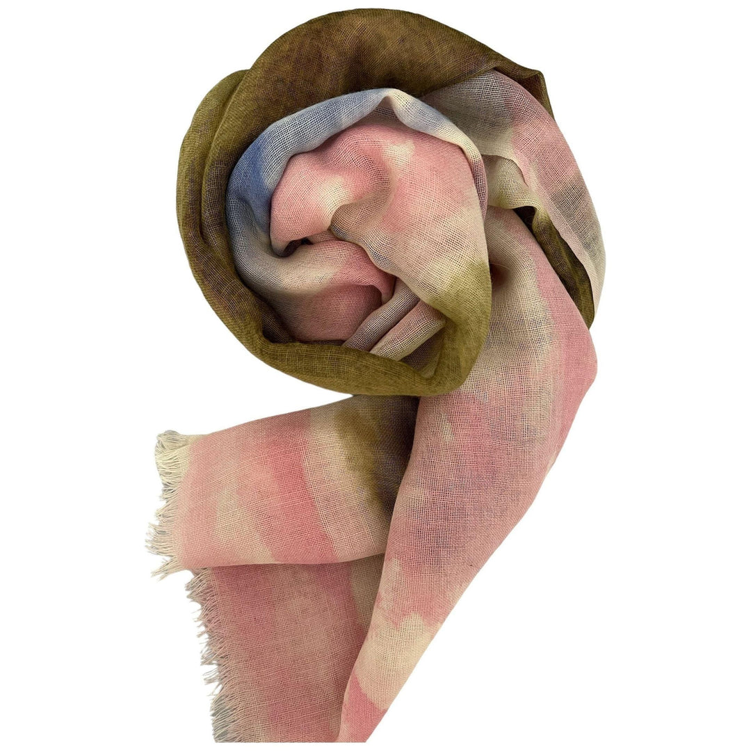 Scarves Australia Luxury Scarves 🌸 Multicoloured Scarf- Floral Shawl - Pure Fine Wool Luxury