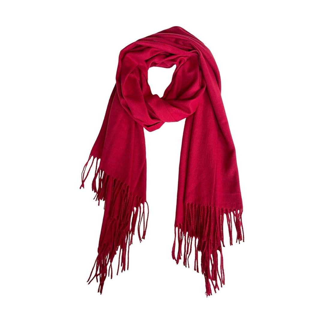 Scarves Australia Luxury Scarves 💥 Pashmina Shawl -  True Jewel Red