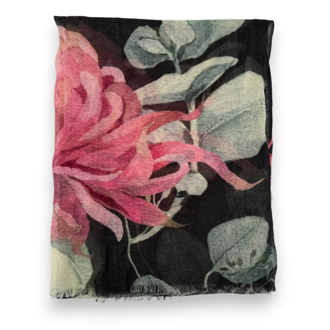 Scarves Australia Luxury Scarves Pure Wool Scarf - Pink Grevillea