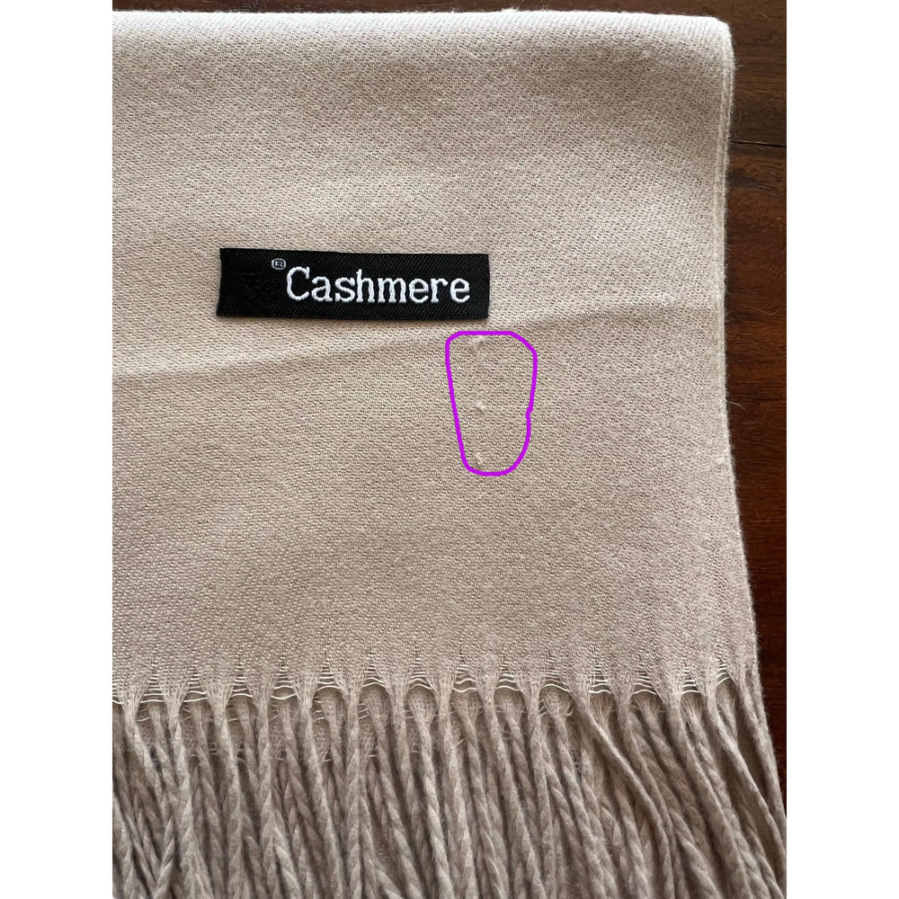 Scarves Australia NOT QUITE PERFECT - Pashmina Shawl Taupe Mid Beige