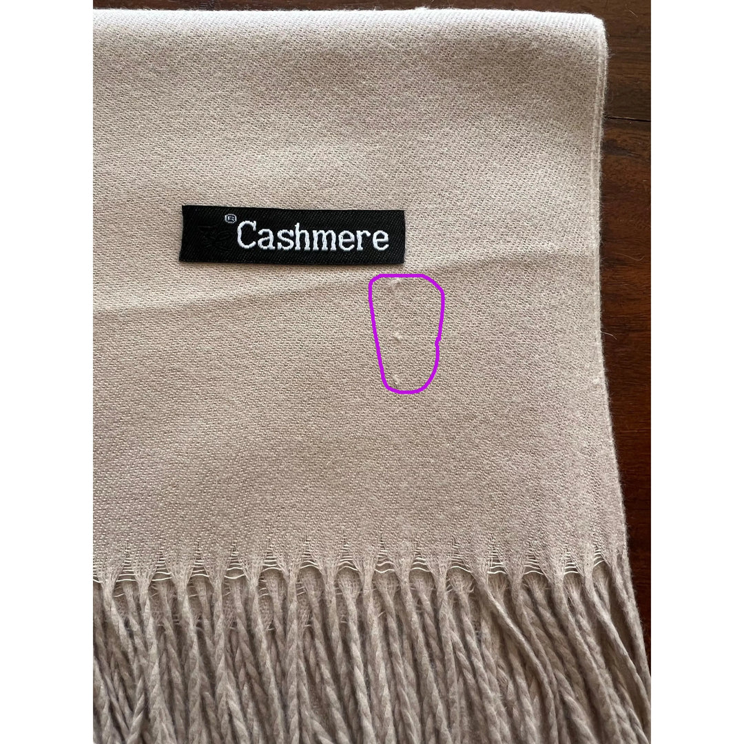 Scarves Australia NOT QUITE PERFECT - Pashmina Shawl Taupe Mid Beige