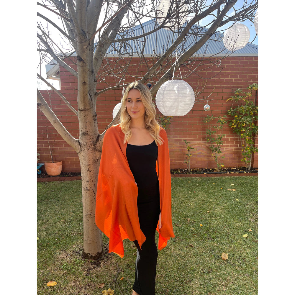 Scarves Australia Paprika Luxury Stole - Pure Cashmere - Premium Grade