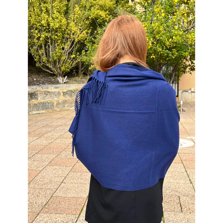 Scarves Australia Pashmina Pashmina Shawl Deep Blue - Classic Shawl