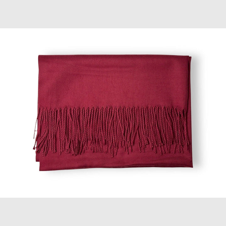 Scarves Australia Pashmina Shawls Pashmina Shawl  Deep Red Wine
