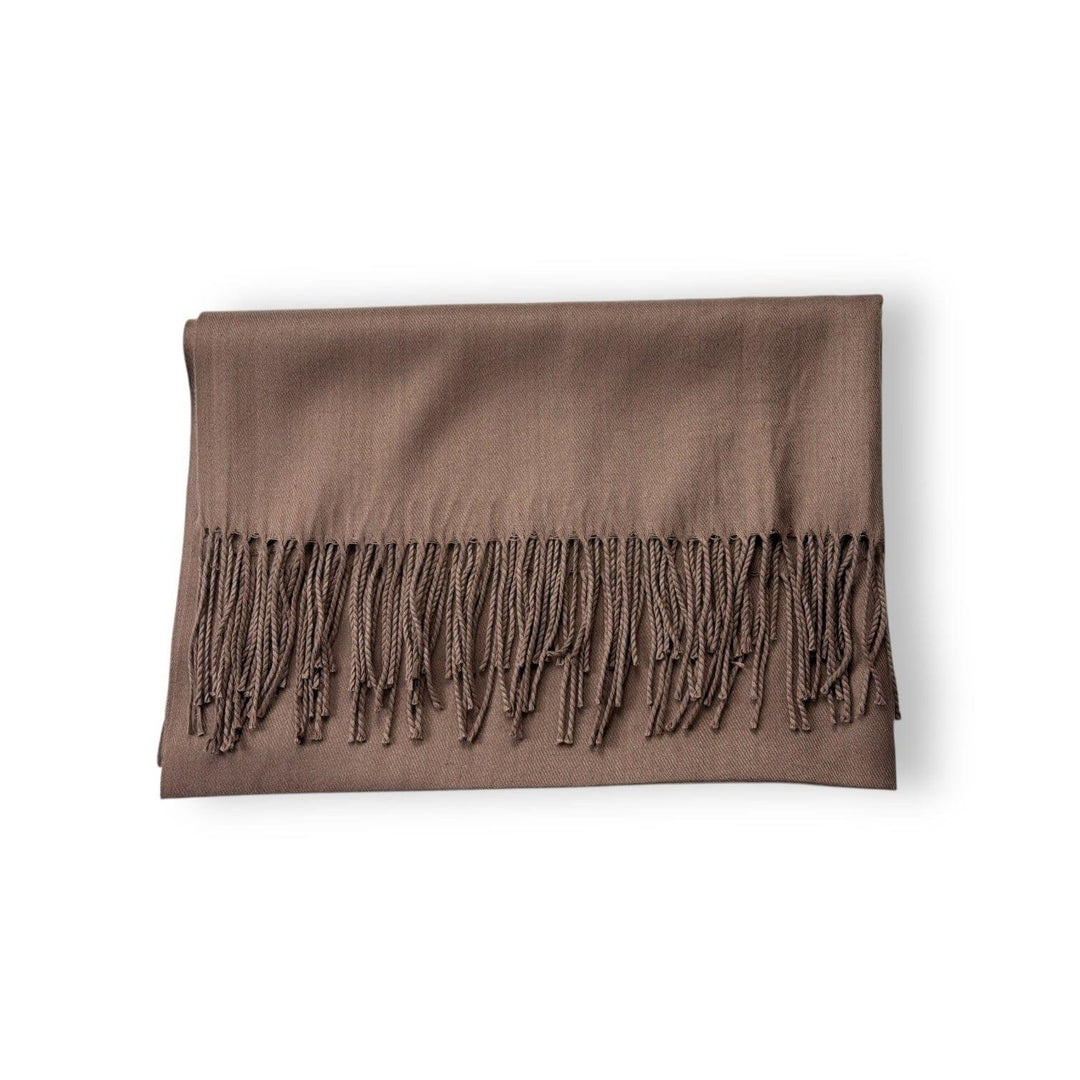 Scarves Australia Scarves & Shawls Brown Pashmina Shawl Brown Cocoa - Warm Winter Scarf