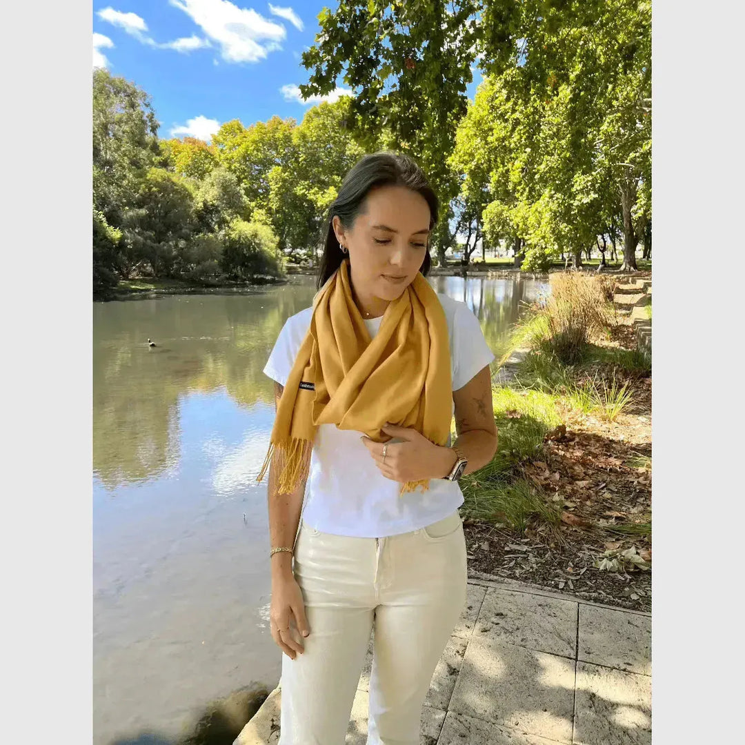 Scarves Australia Scarves & Shawls Pashmina Shawl - Amber Haze