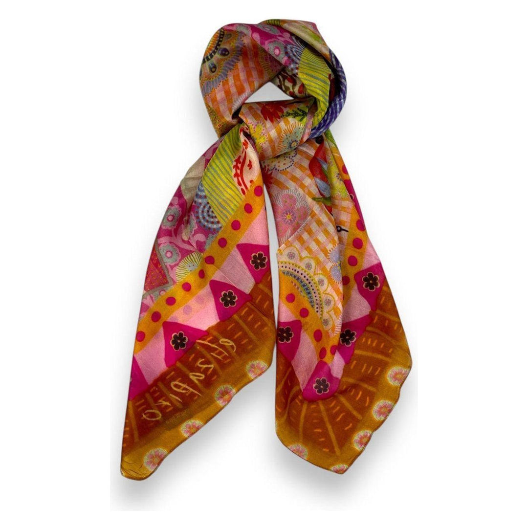 Scarves Australia Silk Scarf 🫖 Silk Scarf - High Tea - Luxury