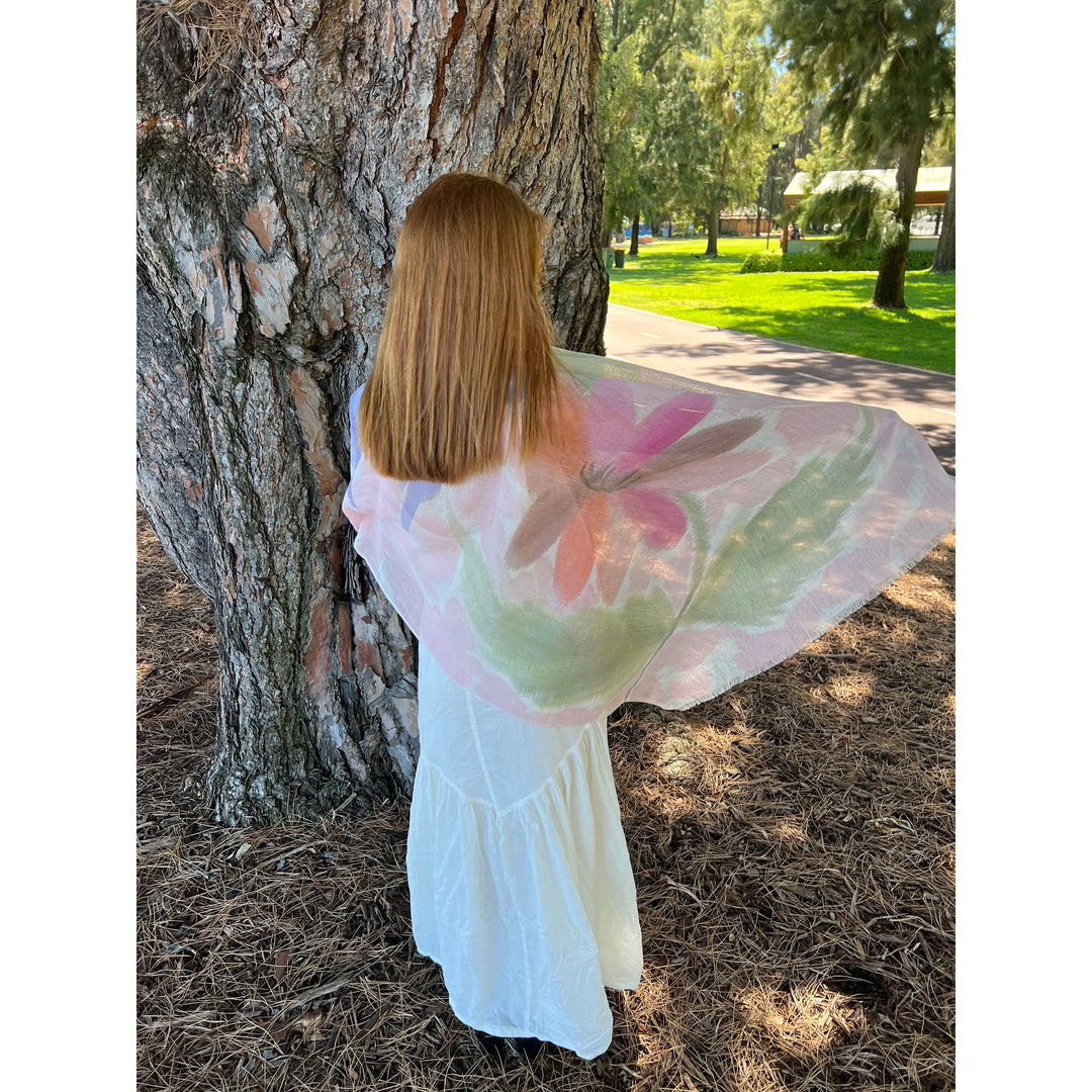 Scarves Australia Linen Scarves ⭐️ Linen Scarf Pastel Multicoloured - Pre Order Now!