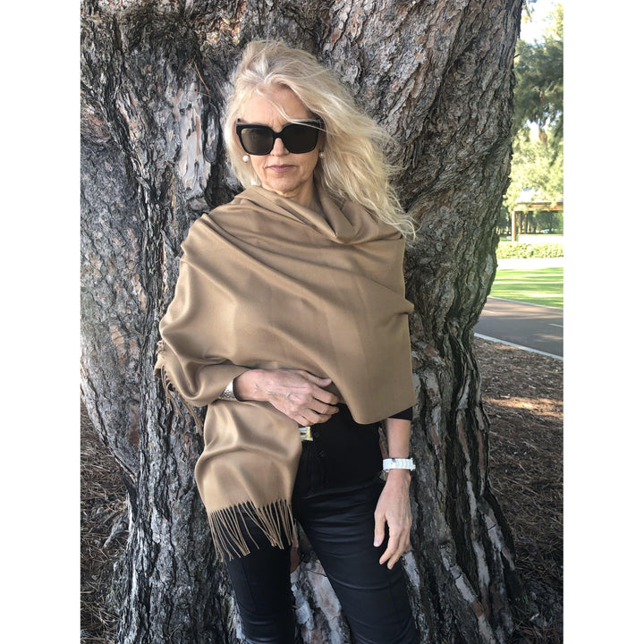 Scarves Australia Luxury Scarves Pashmina Shawl Scarf Tobacco
