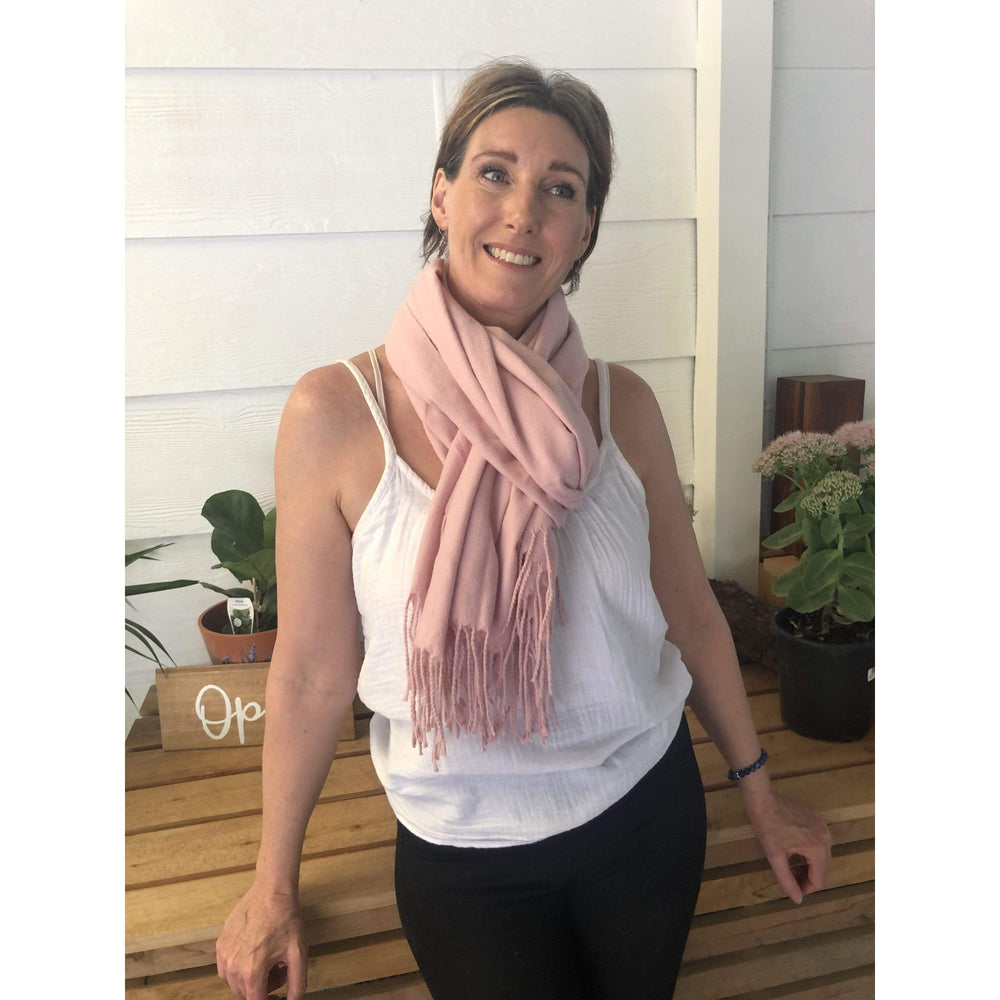 Scarves Australia Luxury Scarves Pashmina Soft Nude Pink Scarf