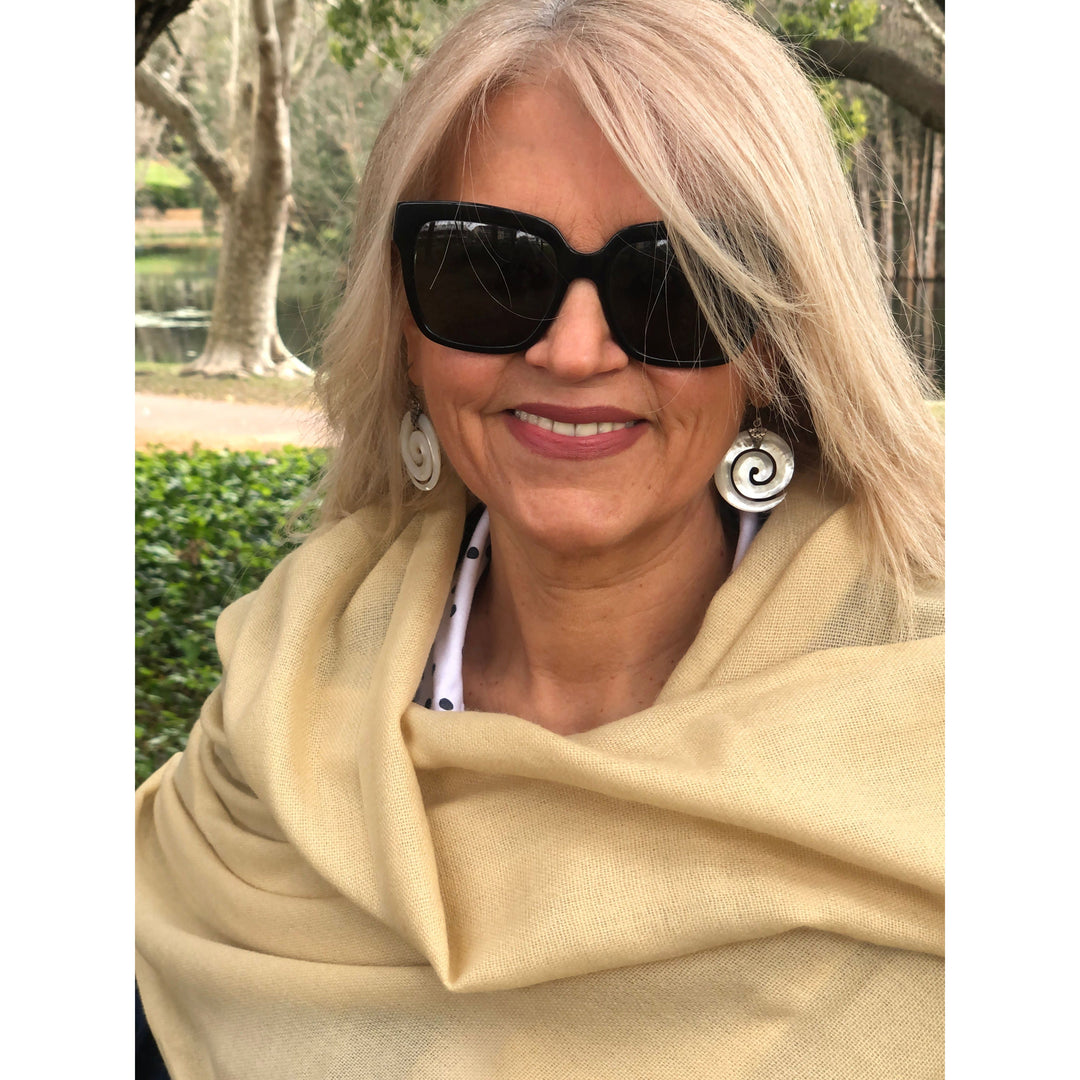 Scarves Australia Luxury Scarves ⭐️ Pure Cashmere Scarves - Pashmina Luxury - Golden Sand