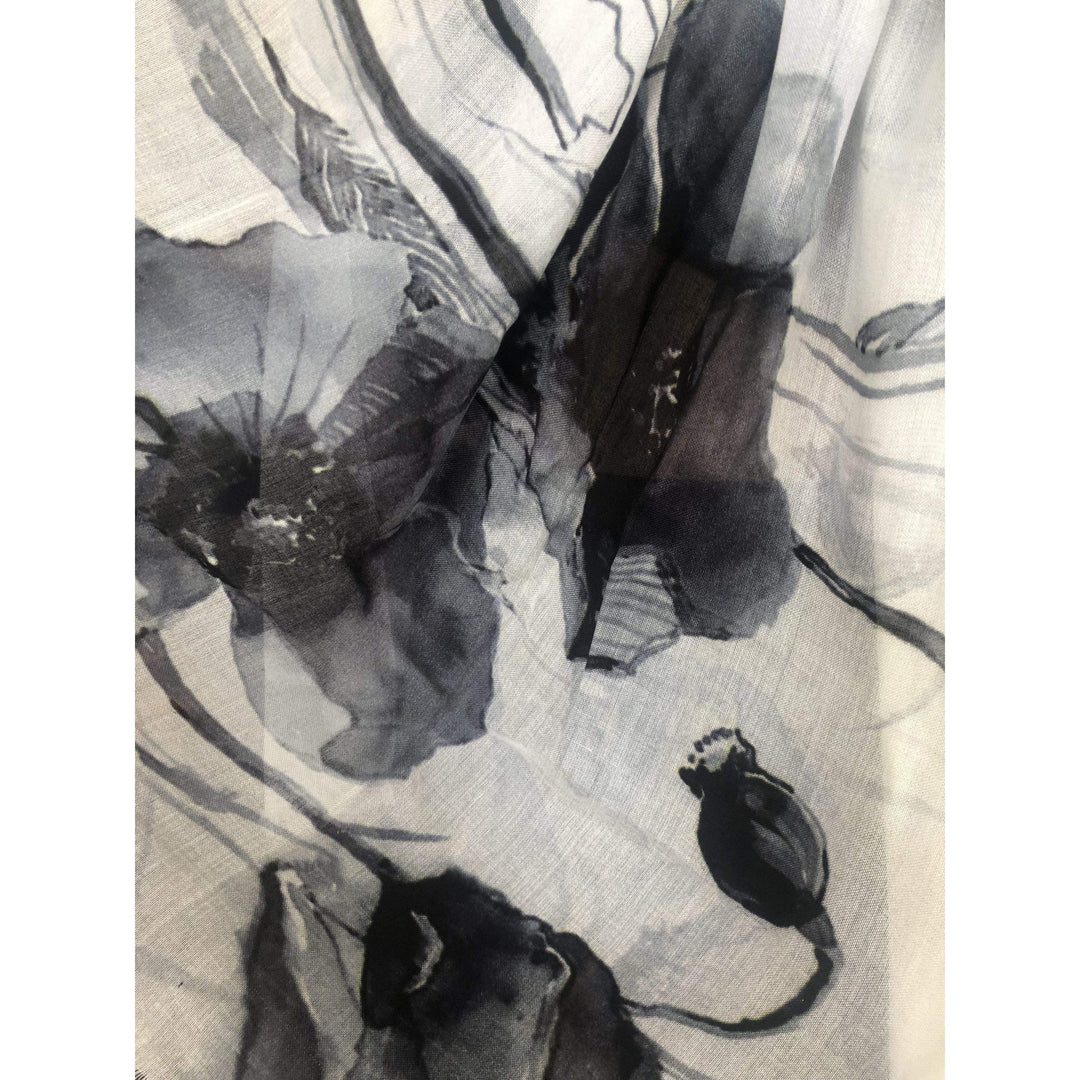 Scarves Australia Luxury Scarves Red Black White Scarf Luxury Floral Bloom Deluxe