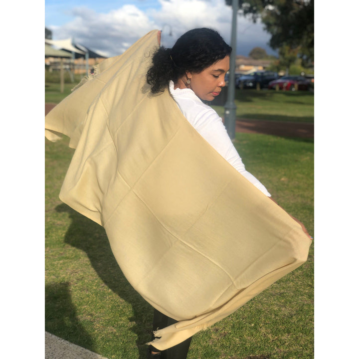 Scarves Australia Pure Cashmere Pashmina - Sand