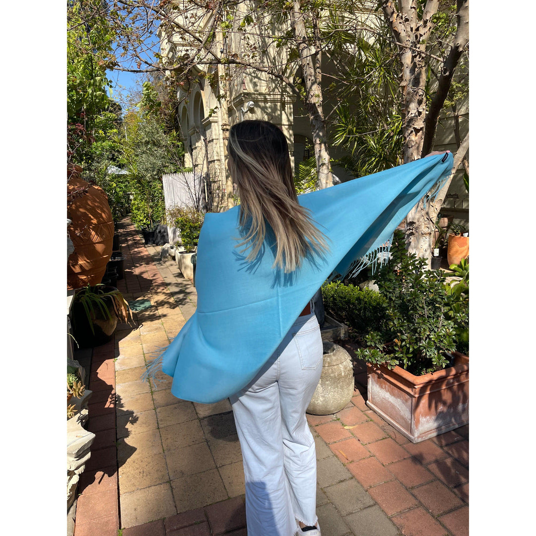 Scarves Australia Scarves & Shawls Lightweight Shawl - Light Blue