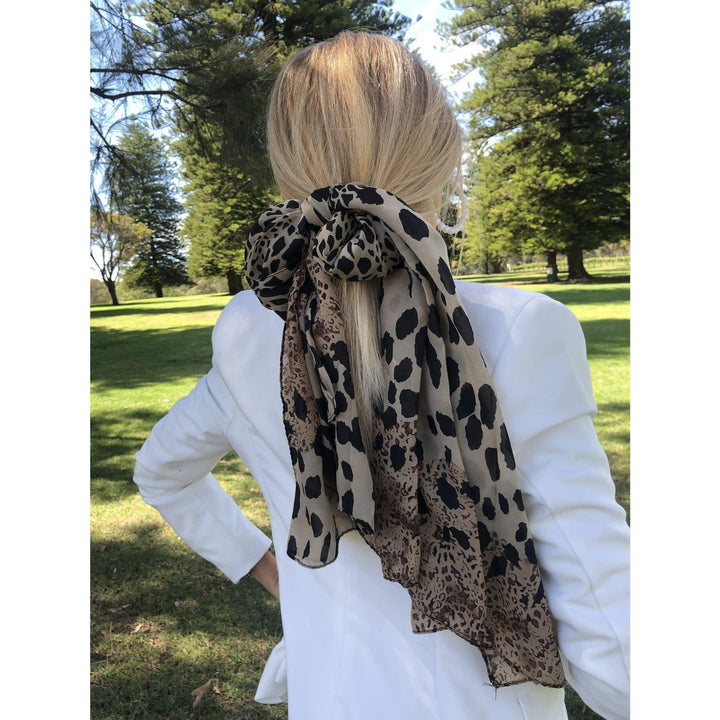 Scarves Australia Silk Scarves Scarf  Animal Print Leopard Animal Print - Short scarf